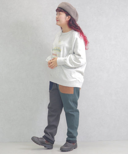 ﾐﾆ裏毛裏起毛 ラグラン長袖/24102322