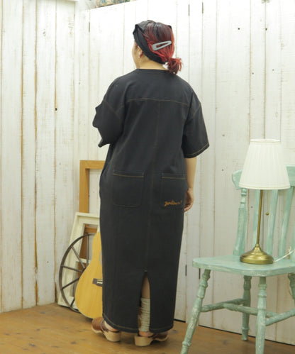 【新作】半袖ロゴワンピース/25042314