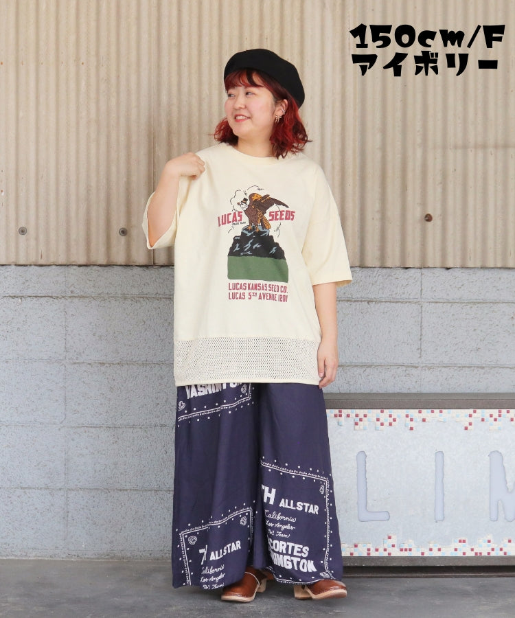 【新作】裾メッシュTシャツ/25042610