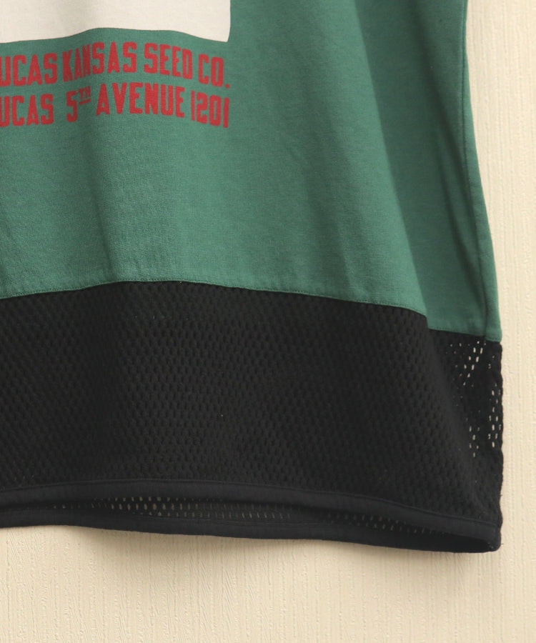 【新作】裾メッシュTシャツ/25042610