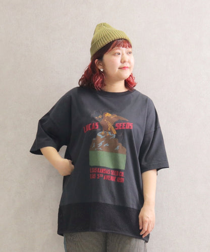 【新作】裾メッシュTシャツ/25042610