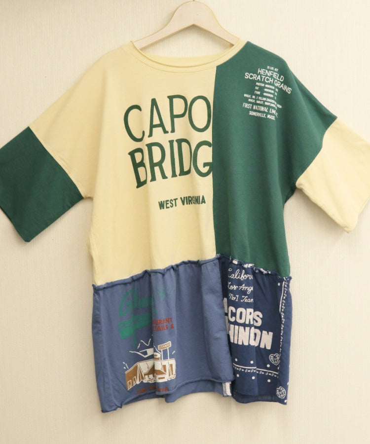 【新作】リメイク風Tシャツ/25042614